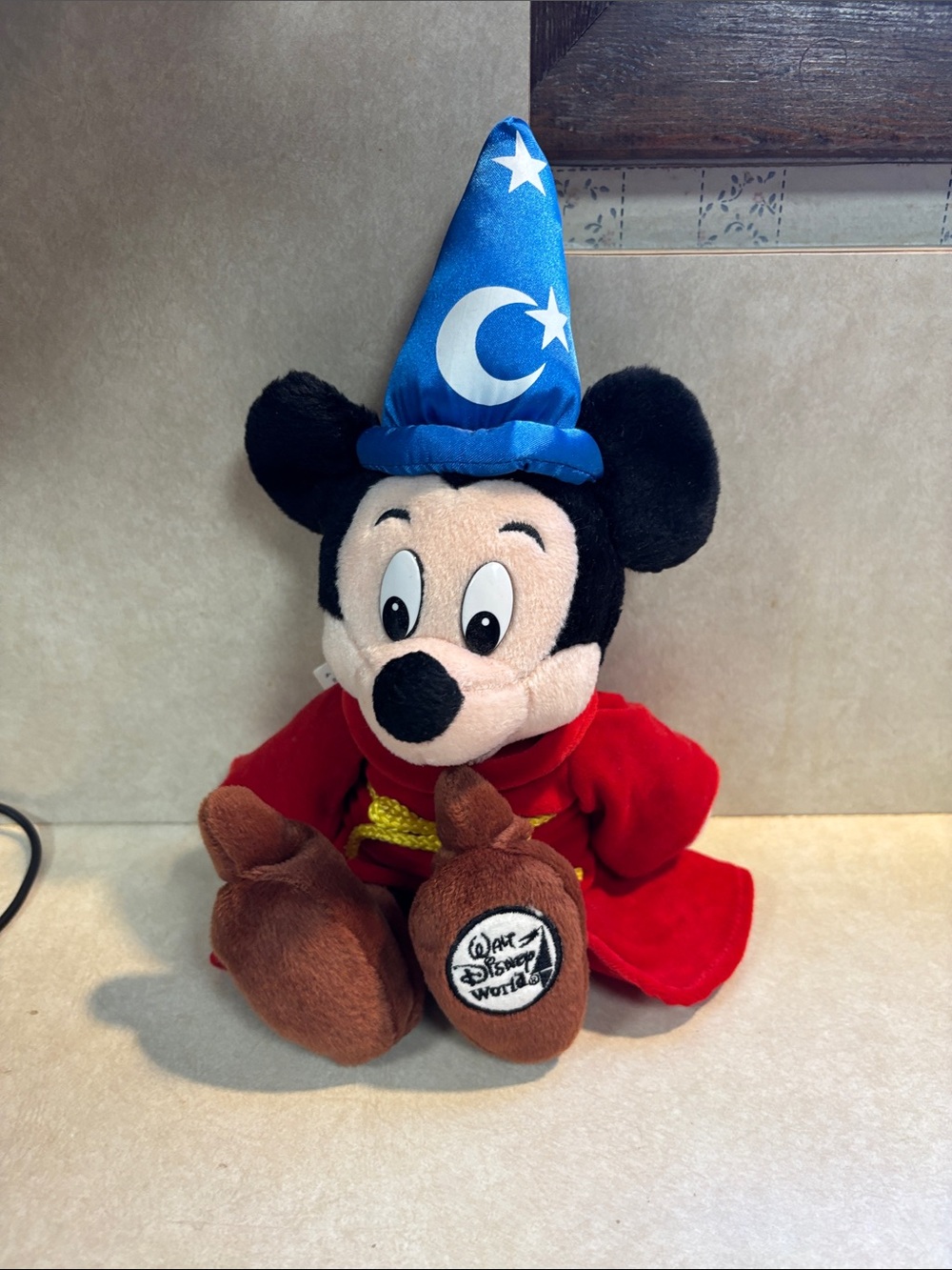 Disney Mickey Mouse 90 Years of Magic Sorcerer’s Apprentice Beanie Plush NWT
